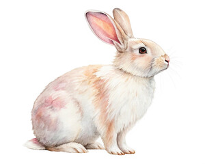 Obraz premium rabbit on white background