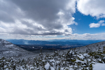 厳冬期の北横岳