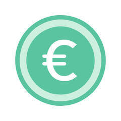  Modern Euro Sign Icon for Financial Services