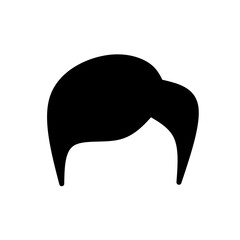 men's hairstyles. barber concept, wig, style, fashion. vector illustration