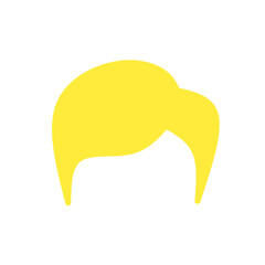 men's hairstyles. barber concept, wig, style, fashion. vector illustration