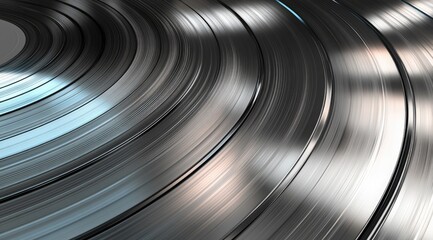 Abstract metallic disc