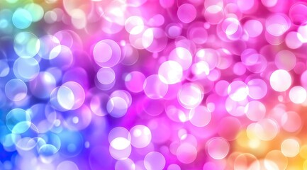 Bokeh explosion of vibrant colors