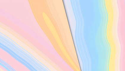 "Two softly hued pastel sheets of paper arranged diagonally". with white shades