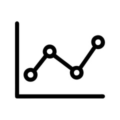  Dynamic Line Chart Symbol Illustration