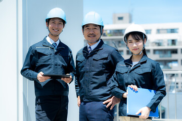 現場で働く作業員