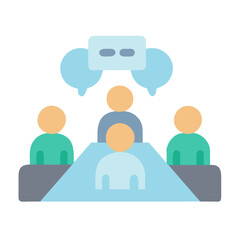  Collaborative Meeting Icon for Teamwork