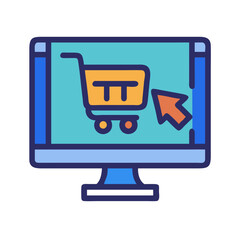  Stylish Online Shopping Icon for Digital Retail