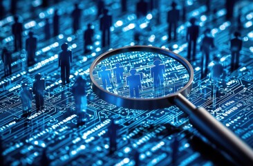 Focused data analysis of a large human resource base