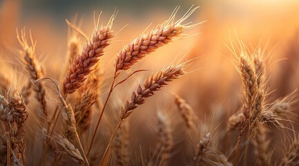 Golden Wheat Field at Sunset