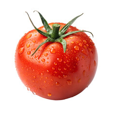 Single Juicy Tomato with Natural Shine