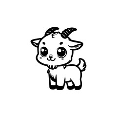 a illustration of goat
