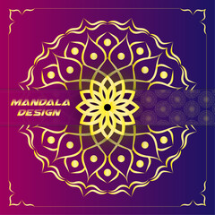 Decorative Vector Mandala Design – Intricate Floral Ornament.