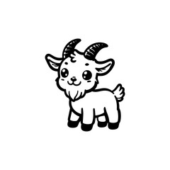 a illustration of goat