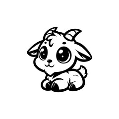 a illustration of goat
