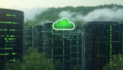 Green cloud computing, data centers in nature