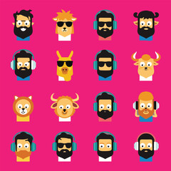 Creative National Rum Day vector collection featuring unique solid color flat illustrations including rum culture, humor, travel, fantasy, and abstract concepts for print and digital projects.