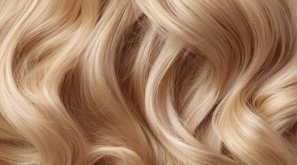 Blond wavy hair texture (3)