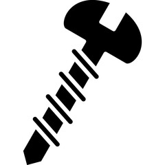 Screw Icon Vector Element