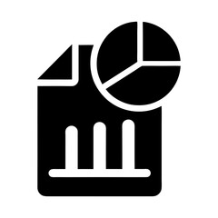 report silhouette icon
