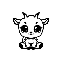 a illustration of goat