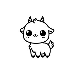 a illustration of goat