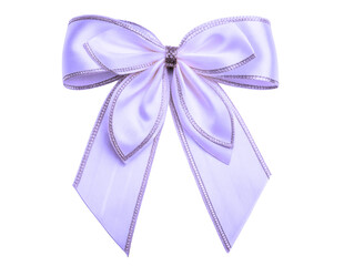 blue or purple  bow isolated PNG or JPEG Background