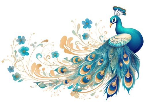 recommend clip art: Peacock animal bird art.