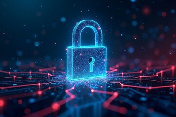 Digital padlock protects glowing circuits