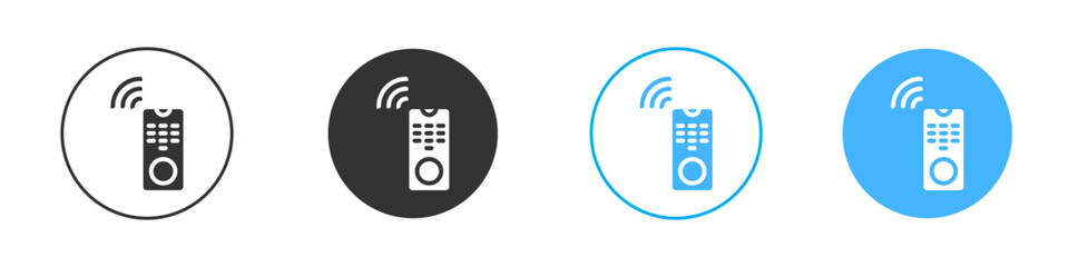 Remote icon Editable flat style, illustration icons