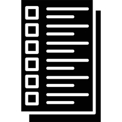 Exam Icon Vector Element
