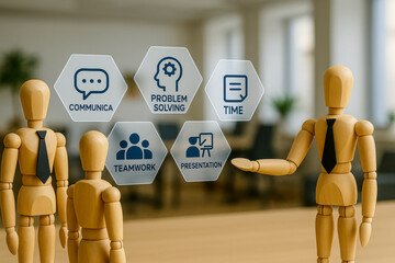 Recruitment teamwork communication problem solving time management and presentation skills are essential for successful workplace environment