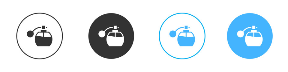 Obraz premium Parfum icon Editable flat style, illustration icons