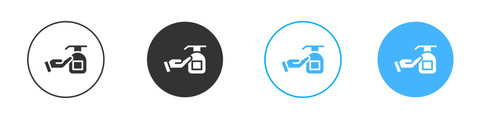 Hand wash icon Editable flat style, illustration icons
