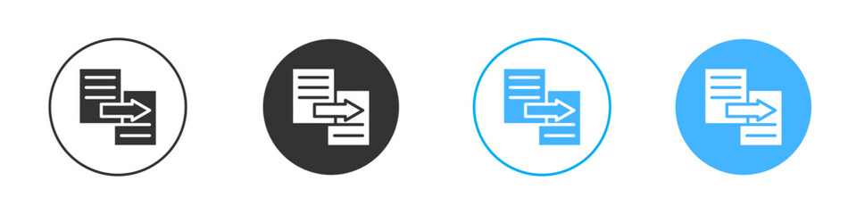 Compare icon Editable flat style, illustration icons