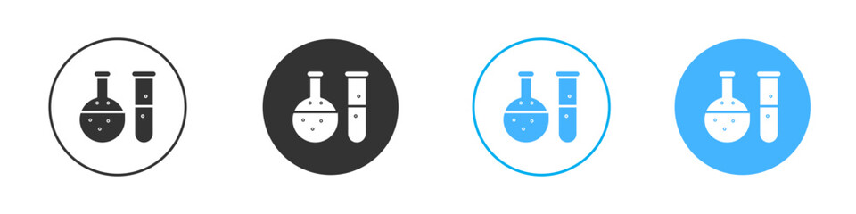 Chemistry icon Editable flat style, illustration icons