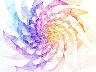 Colorful Abstract Spiral