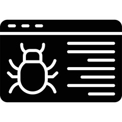 Malware Icon Vector Element