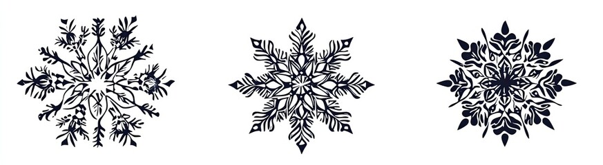 Intricate snowflake designs (1)