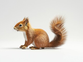 Cute Red Squirrel