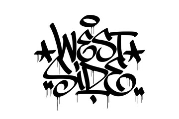 Graffiti tag text 