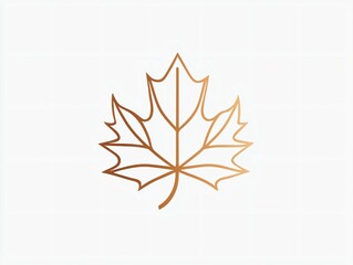 Obraz premium Golden Maple Leaf