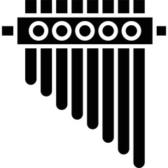 Pan Flute Icon Vector Element