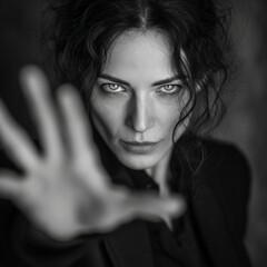 Professional photo the power of gesture. Captured emotions.