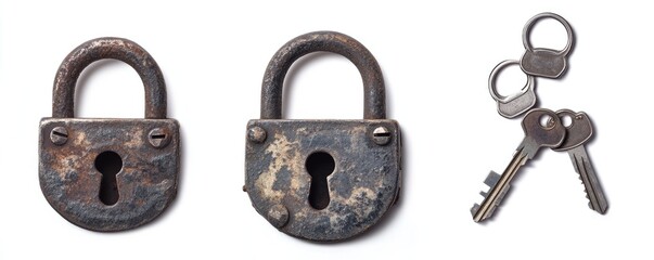 Rusty Padlocks and Keys