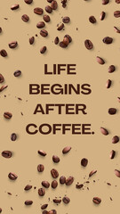 Coffee Quote Instagram Story Size