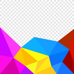 Abstract geometric background with triangles. Geometric texture. Vector illustration