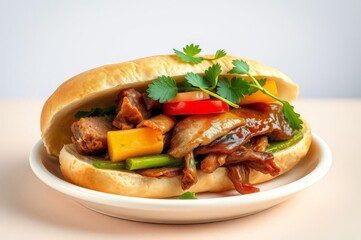 Delicious Vietnamese Banh Mi Sandwich