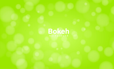 Fototapeta premium green bokeh abstract background