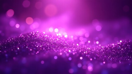 Radiant Purple Glitter Texture Sparkling Background